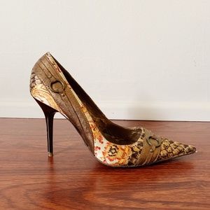 Pointed Multi Print Heel